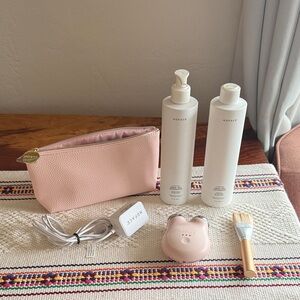 NuFace Skincare Set with Pink Pouch